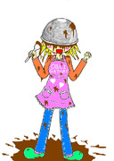 ひっくり返しちゃった！