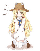 下半身をパージしたロングヘアー諏訪子様