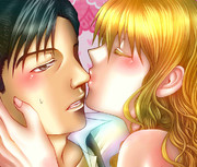 鼻の頭にちゅっ