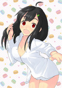 裸ワイシャツ