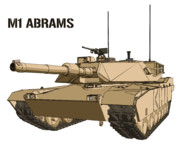 M1 ABRAMS 色つき