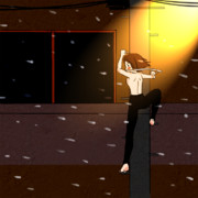 トレンカしかはいてない純情乙女、精一杯の夜這い