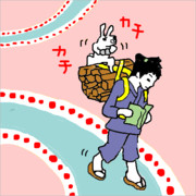かちかち山 ニコニコ静画 イラスト