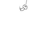 【GIFアニメ】首吊りドクオがひどい目にあう【２８フレーム】