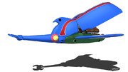 カブトムシ型タイムマシン飛行モード