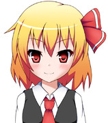 ルーミア・・・らしきものを描いてみた