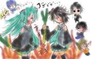 葱キャラ対決