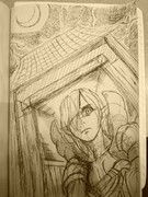 この道場にて貴様を待つ、、的な絵