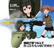 機銃で撃つなんて、かっこいいじゃないですか！【ガルパン】