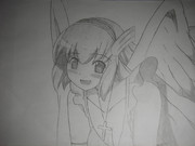 シャーペンで、天美　透　を描いてみました。