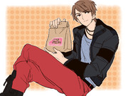 「ドーナツ買って来たよ」