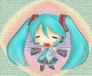 SDミクさん 　塗り絵