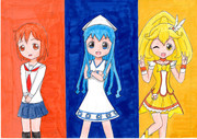 琴浦×イカ娘×キュアピース