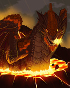 溶岩 ニコニコ静画 イラスト