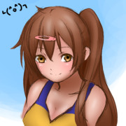 【お題絵】森夏ちゃん【生放送用イラスト】