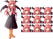 小悪魔立ち絵 表情差分