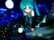 夜の庭園