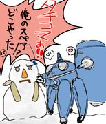 都心じゃ雪だるまなんて作れないもんなぁ