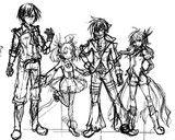 オリキャラ計画　ラフ