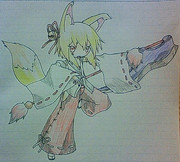 巫女装狐さん(仮)