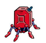 赤いポリタンク