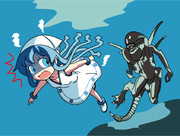 エイリアン＆イカ娘