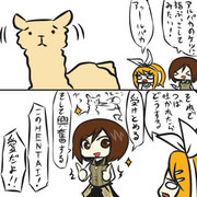 あるぱかとめーちゃんとリン