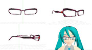 【MMD】メガネ【配布】