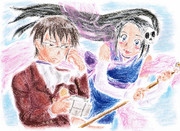 桂馬とエルシィ（色つき）