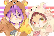 コリラックマ ニコニコ静画 イラスト