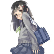 出窓座り ニコニコ静画 イラスト
