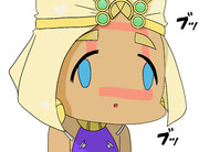 波紋で腕が溶けそうになってる人の顔  