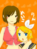 メイコ姉さんとリンちゃん