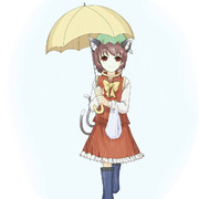 長靴をはいた黒猫