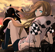 城塞都市をつくってる娘さん