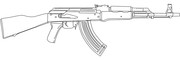 Ak-47【線画】