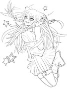 アメリカIAちゃん　線画