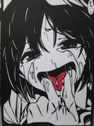 ふぅ･･･快楽天BEAST　３月号のアレ【切り絵】