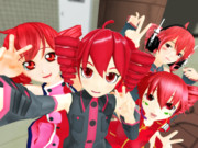 みんなでピース！