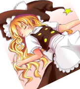   魔理沙【カラー練習】 （寝顔）