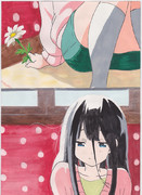 【たまっこまーけっと】　髪をといた たまこ