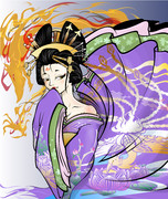 花魁 ニコニコ静画 イラスト