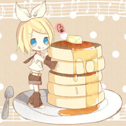 リンちゃんホットケーキ