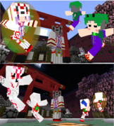 ゆかりさんwith大神パーカー作ってみた