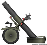 迫撃砲(車輪付き)
