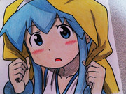 かわいいイカ娘(タオル付き)