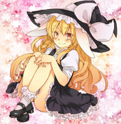 まりうさの線画塗らせていただいた