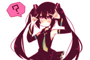 黒ミク ニコニコ静画 イラスト