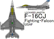 F-16CJ Fighting Falcon USAF