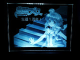 【Vocaloid3 蒼姫ラピス】お誕生日プレゼントをレーザーで焼いてみた【痛ガラス】